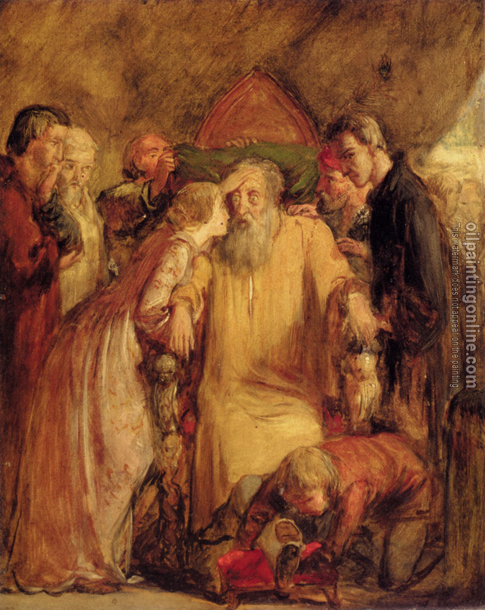 Millais, Sir John Everett - Lear And Cordelia